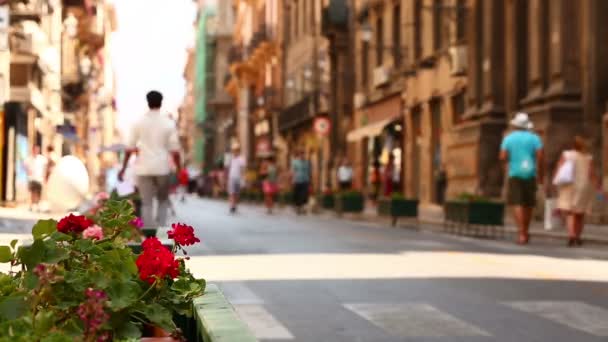 Zaman atlamalı Street Palermo - Video, Çekim