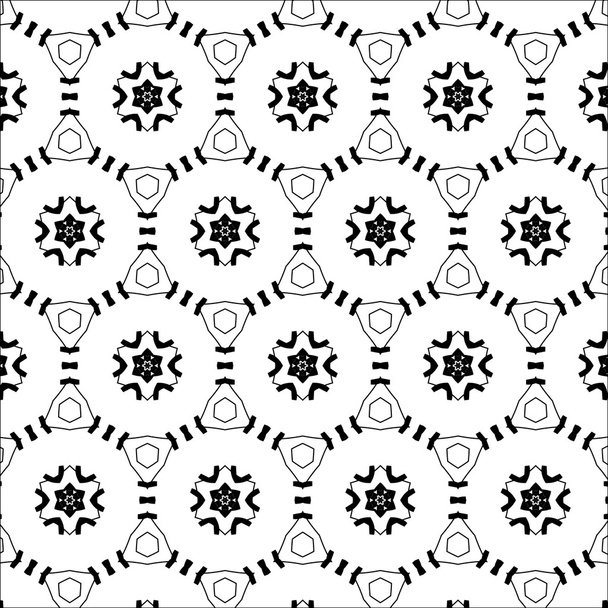 Primitive simple  grey retro seamless pattern - Vector, Image