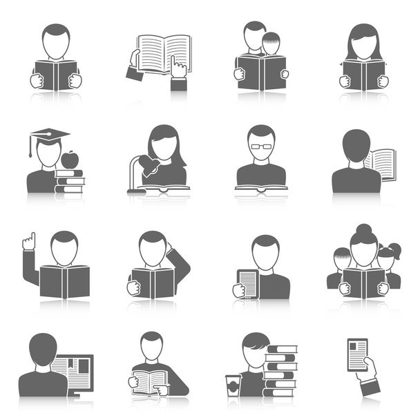 Books Icons Set - Vector, Image