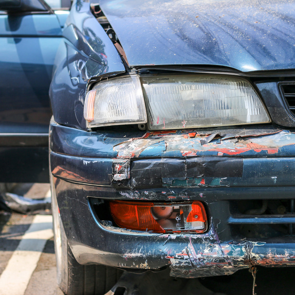 auto-ongeluk, verzekeringen - Foto, afbeelding
