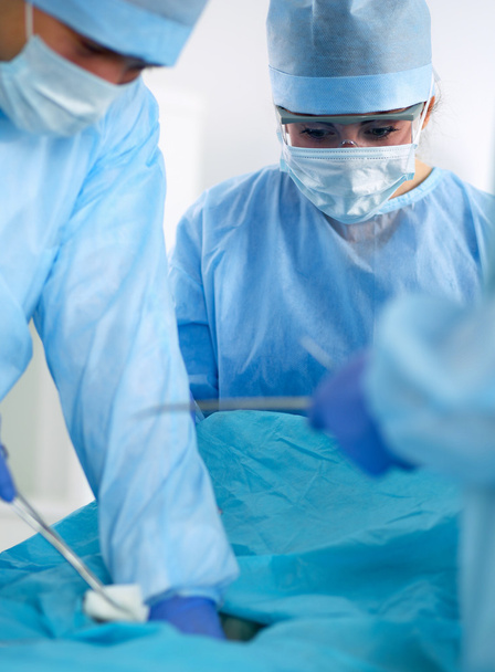 A medical team performing an operation - Foto, imagen