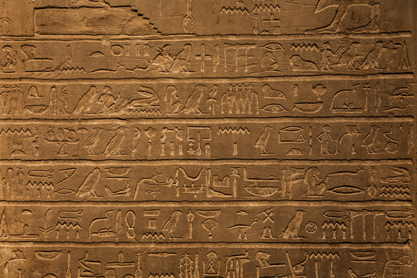 detalhe hieroglífico
 - Foto, Imagem