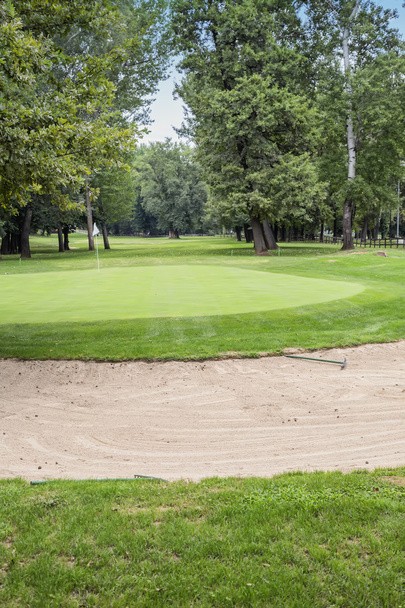 Golf course with sand bunkers 2 - Photo, Image