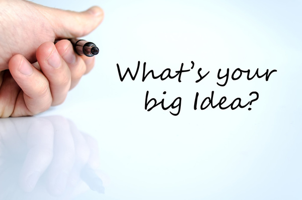 What's your big idea text concept - Photo, Image
