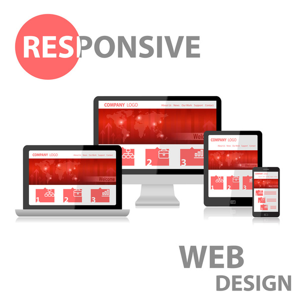 Responsive Web Design on Various Device - Photo, Image