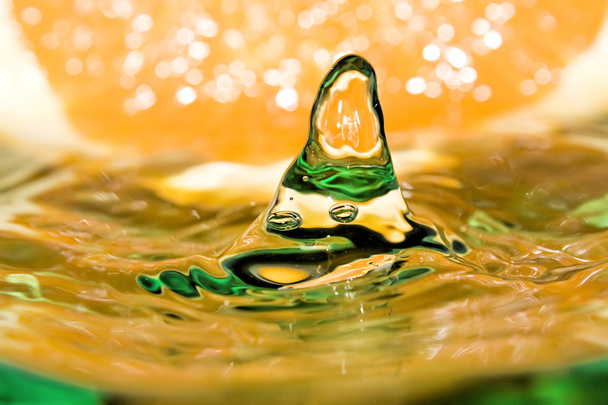 Splash of orange juice. - Photo, Image