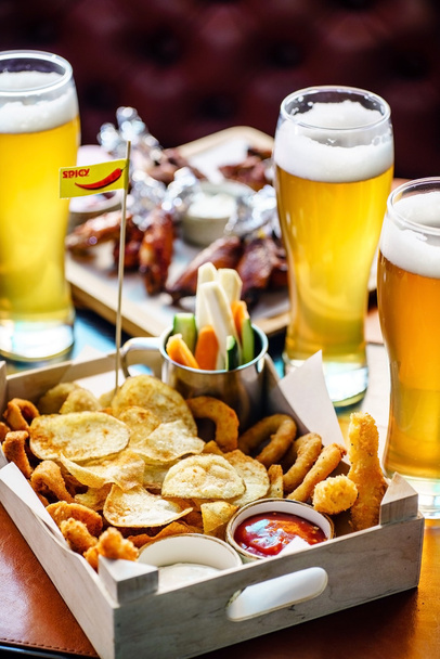 beer plate appetizer - Photo, Image