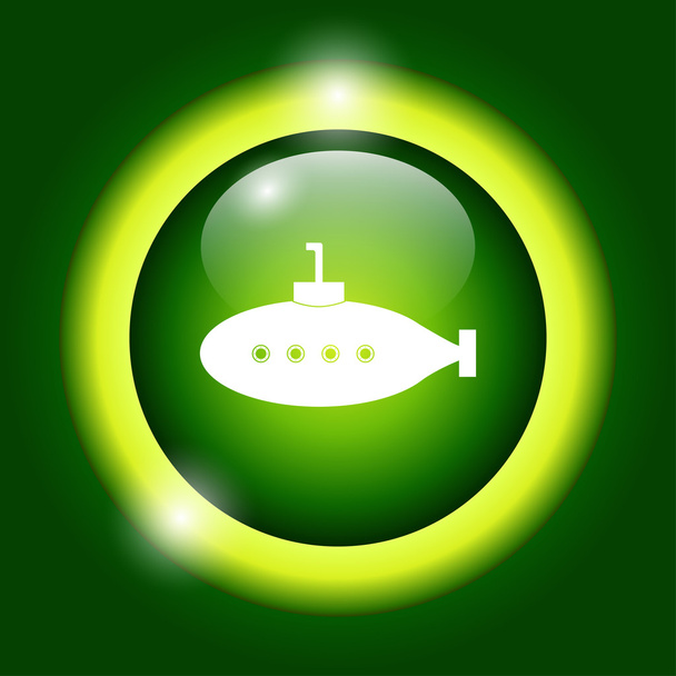 ponorka ikona - Vektor, obrázek