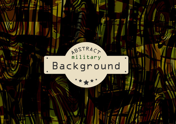 Camouflage militaire patroon achtergrond met hout. Vectorillustratie, - Vector, afbeelding
