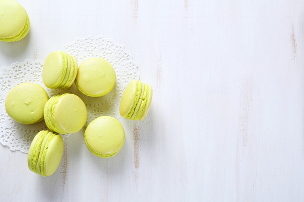 Macaroons on a white background - Foto, imagen