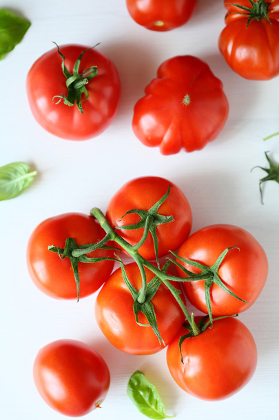Zweig roter Tomaten - Foto, Bild