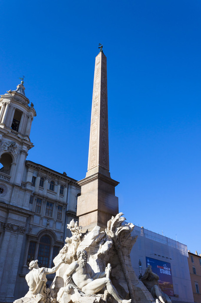 Obelisk fontana dei quattro fiumi - rom - Foto, Bild