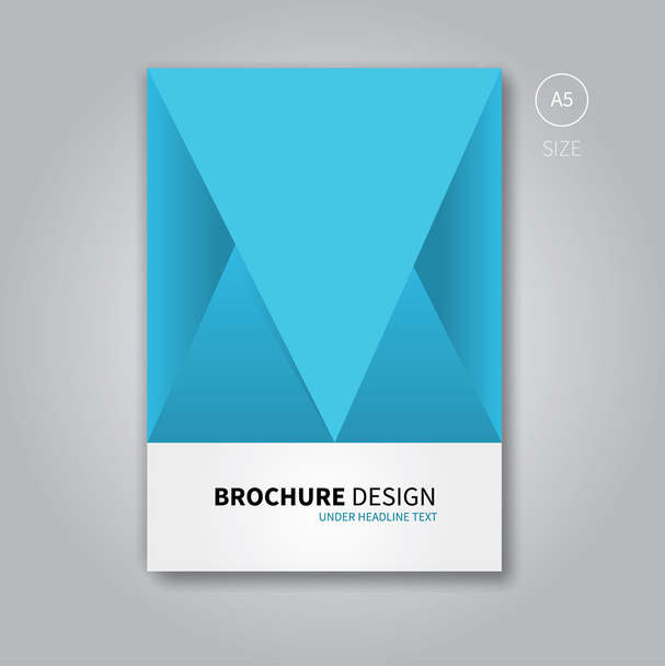 Broşür el ilanı şablonu kitap tasarımı için - Vektör, Görsel