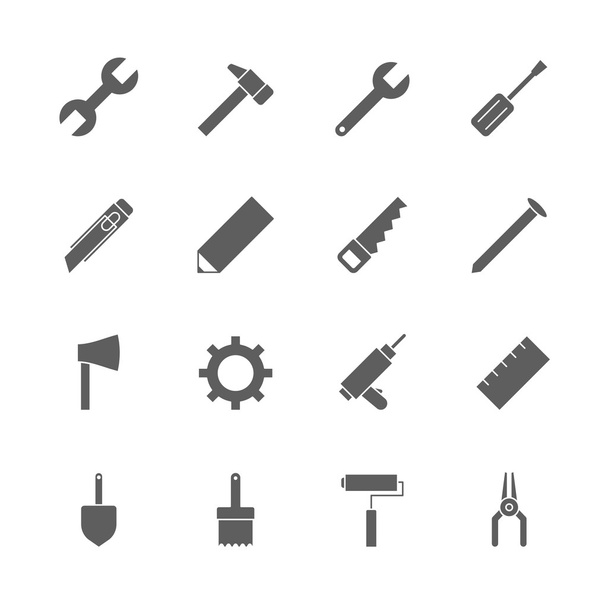 Outil icônes ensemble
 - Vecteur, image