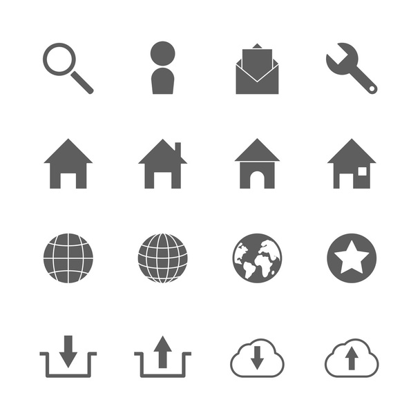 website icons set - Vector, Image