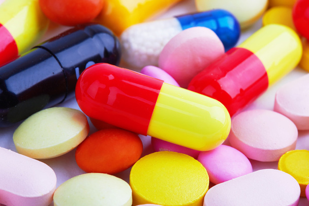 pills and capsules - Foto, Bild