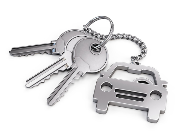 Autoschlüssel und Schlüsselanhänger - Foto, Bild