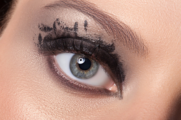 Black eye makeup. - Photo, Image