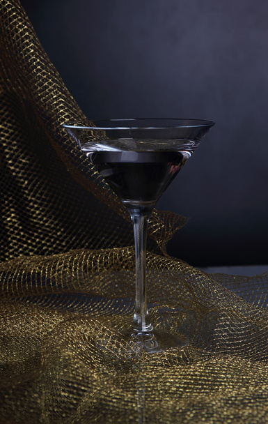 Martini poured into a glass. - Fotoğraf, Görsel