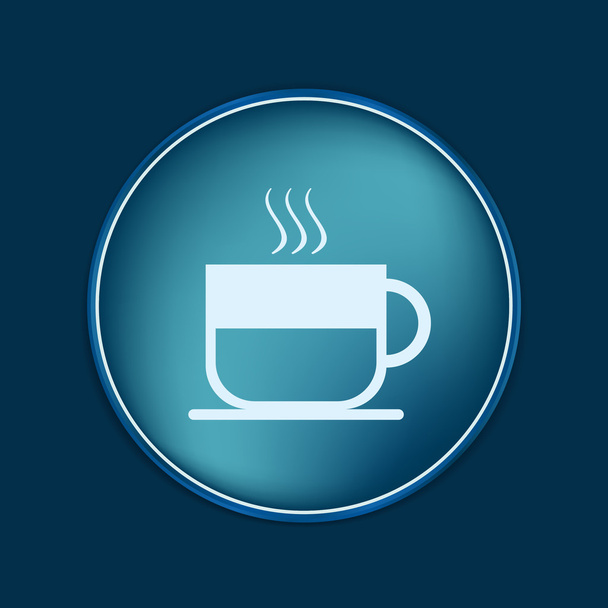 Cup of hot drink - Vektor, kép