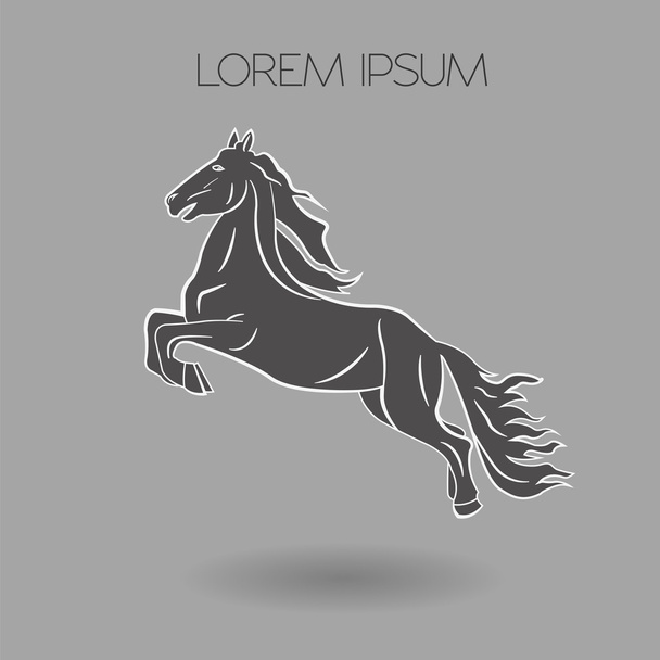 Horse logo and badges templates - Vector, Imagen