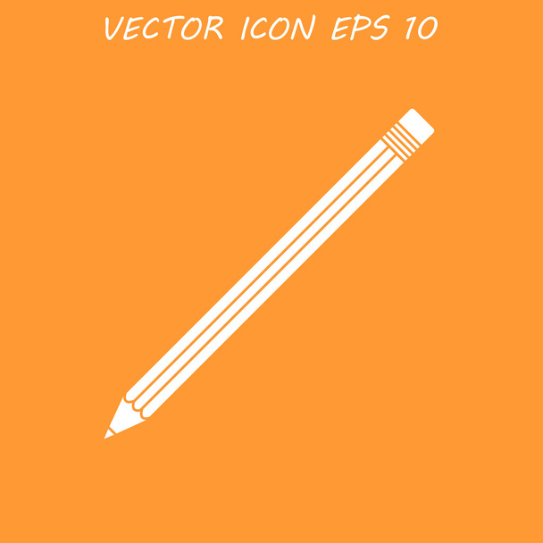 Potlood-icoon - Vector, afbeelding