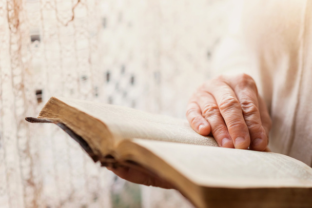Woman with bible - Photo, image