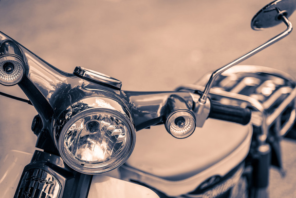 headlight lamp on motorcycle - Photo, Image