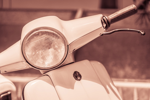 headlight lamp on motorcycle - Photo, Image