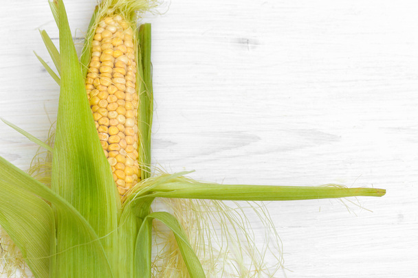 Green Corn Cob Husks - Foto, afbeelding