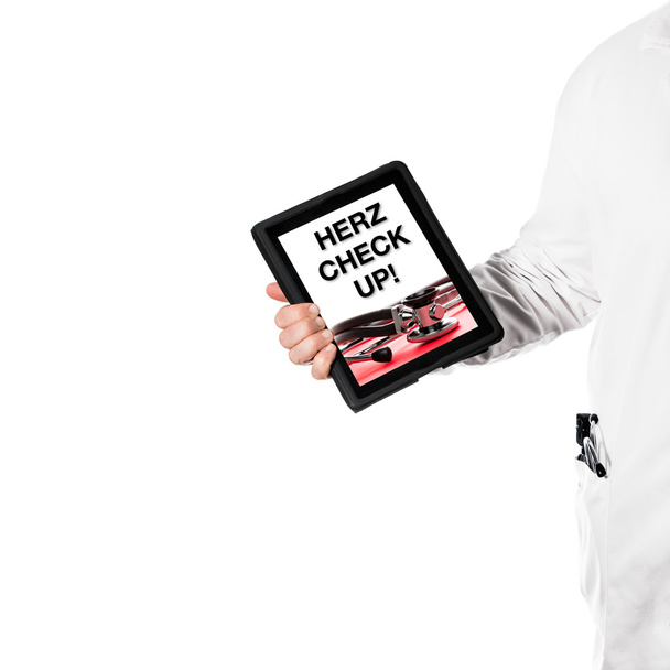 Doktor con una tableta digital
 - Foto, Imagen