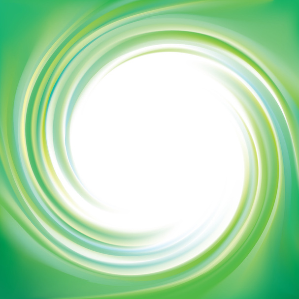 Vector wervelende achtergrond. Spiraal groene oppervlak - Vector, afbeelding
