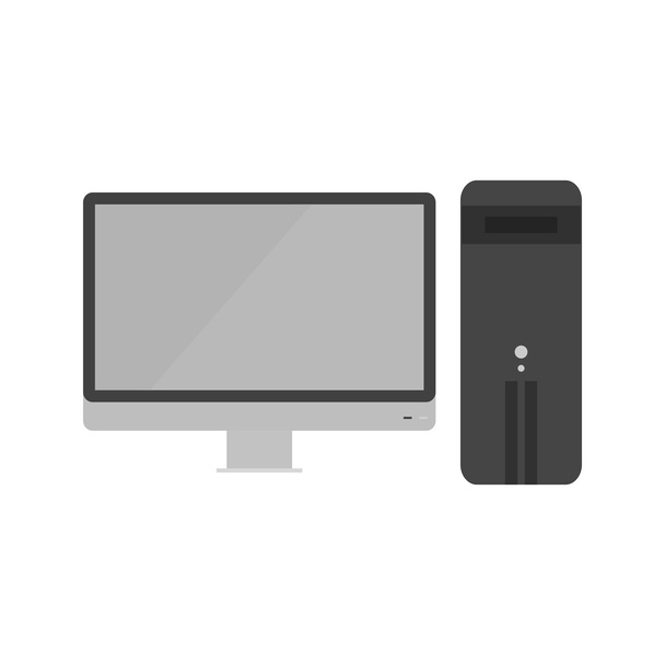 Computador, ícone de tela
 - Vetor, Imagem