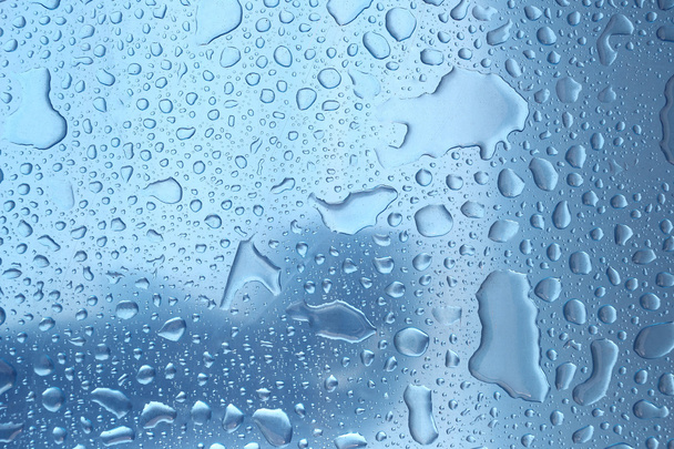 Blue of water drops background. - Photo, Image