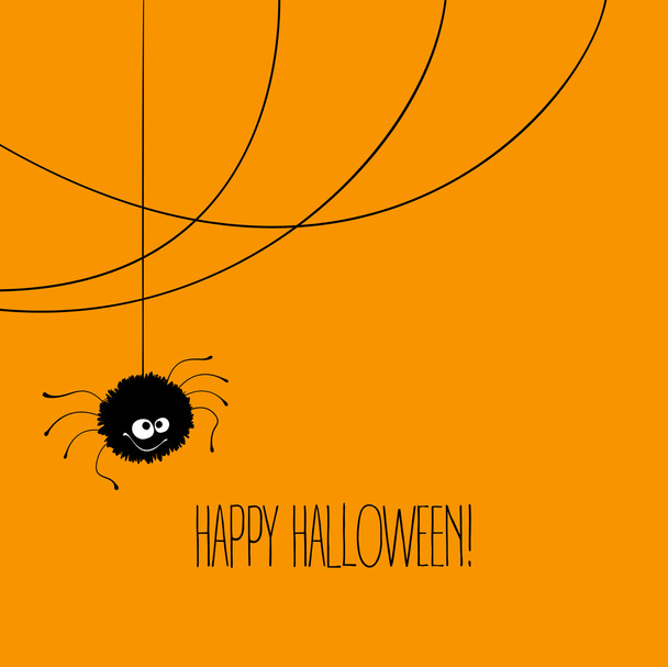 Funny Halloween karty z pozdrowieniami potwora oczy. Ilustracja wektorowa - Wektor, obraz