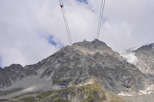 Skyway mont leere Seilbahn im Aostatal - Foto, Bild