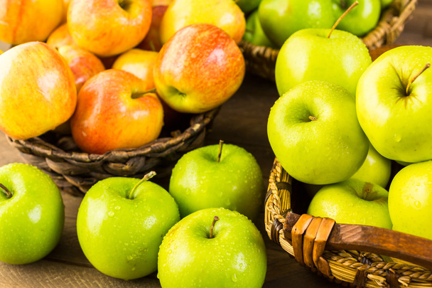 Variety of organic apples - Photo, Image