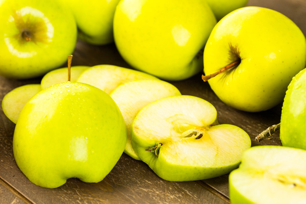 organic apples sliced - Photo, Image
