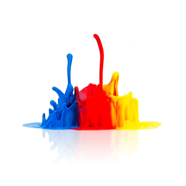 kolorowe farby splash - Zdjęcie, obraz