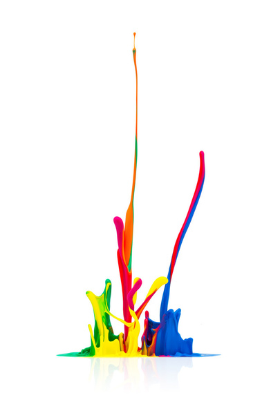 Éclaboussures de peinture colorées
 - Photo, image