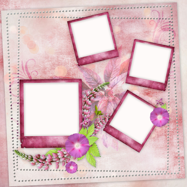 Pink frames for photo - Foto, Imagem