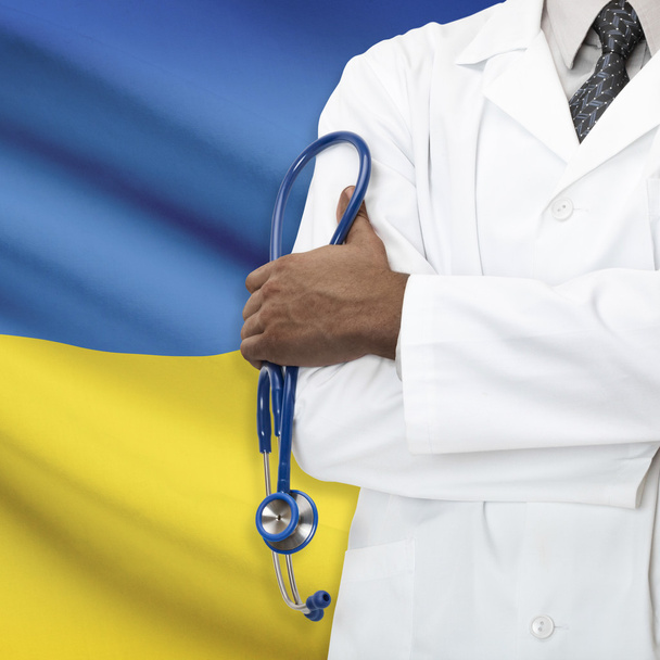 Concepto de la serie profesional de la salud nacional - Ucrania - Foto, Imagen
