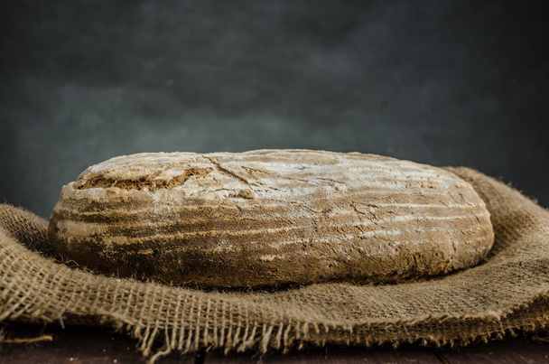 Home baked bread from sourdough rye - Photo, image