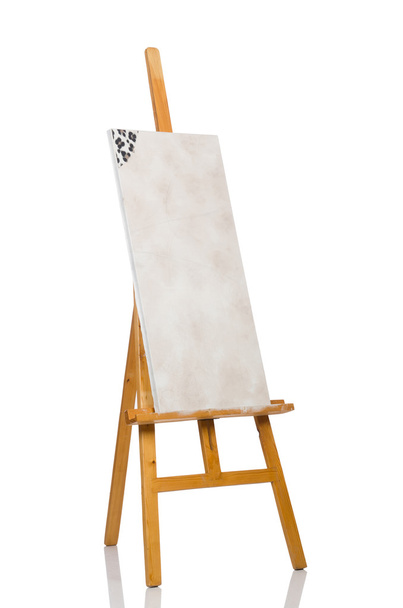 Easel isolated on the white background - Photo, Image