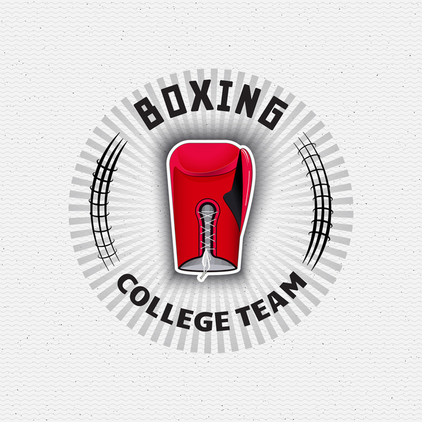 Boxing badges logos and labels for any use - Vector, Image