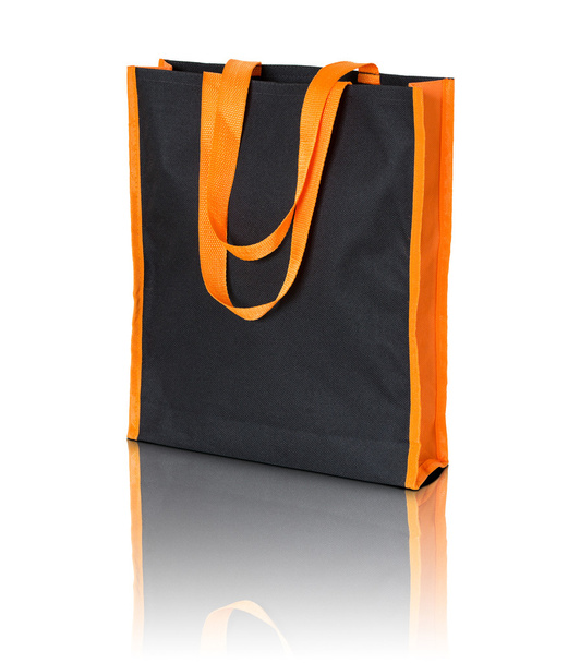 black shopping fabric bag - Photo, Image