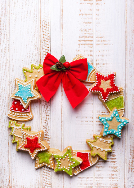 Biscotti di Natale con fiocco
 - Foto, immagini