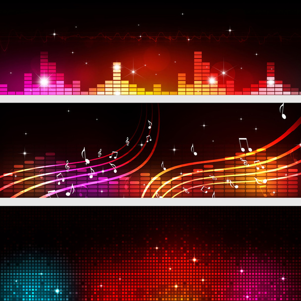Музика еквалайзера банери
 - Фото, зображення