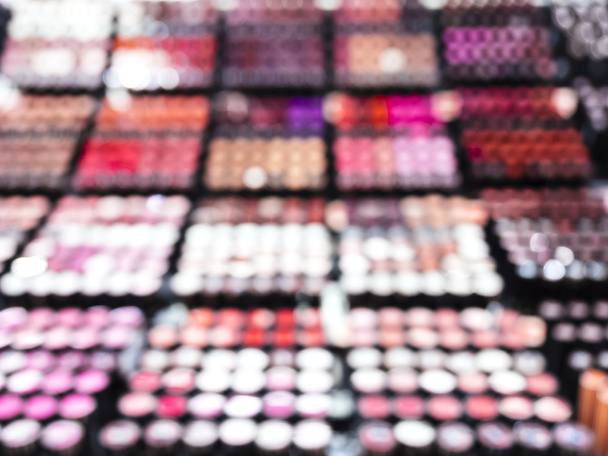 verschwommene bunte Kosmetik Make-up-Palette - Foto, Bild