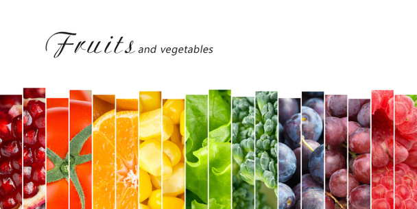 Conceito de frutas e produtos hortícolas
 - Foto, Imagem